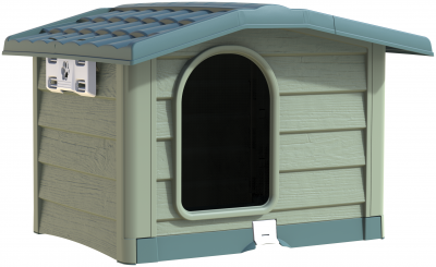 Будка для собак Bama Pet Bungalow L 110х94х77 см зеленый