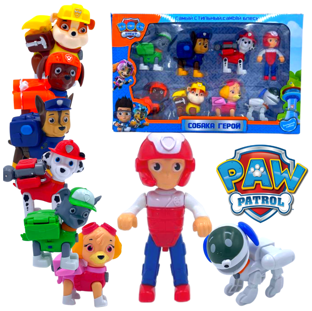 Paw Patrol Щенячий патруль/ Щенки спасатели/Набор щенков спасателей/Фигурки  щенков спасателей купить в Москве, СПб, Новосибирске по низкой цене