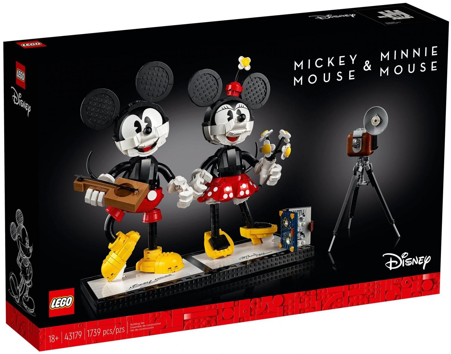 Конструктор LEGO Disney 43179 Микки Маус и Минни Маус купить в Москве, СПб,  Новосибирске по низкой цене