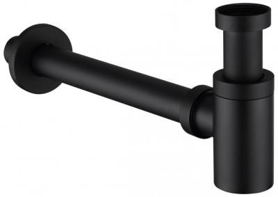 Сифон для раковины ELGHANSA WBT-512-Black цилиндрический 1-1/4", цвет - чёрный