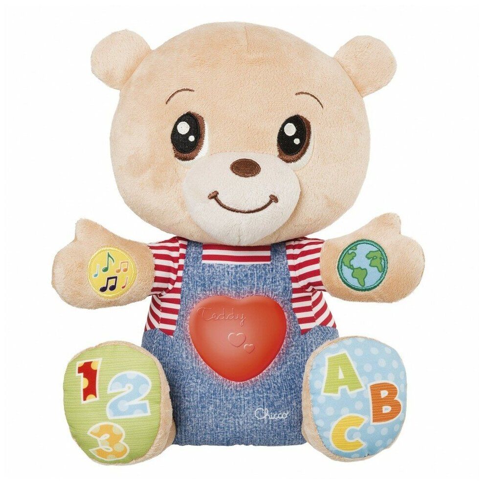 Игрушка Chicco Teddy Emotion Мишка говорящий купить в Москве, СПб,  Новосибирске по низкой цене