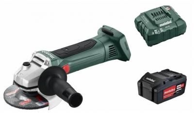 Аккумуляторная УШМ Metabo W 18 LTX 125 Quick 4.0 Ач (T04155) 125 мм