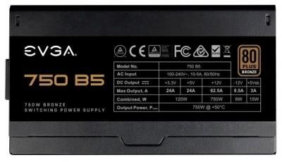 Блок питания EVGA B5 750W (220-B5-0750-V2)