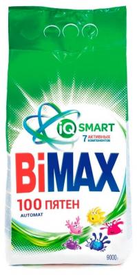 Стиральный порошок Bimax 100 пятен (автомат) пластиковый пакет 9 кг