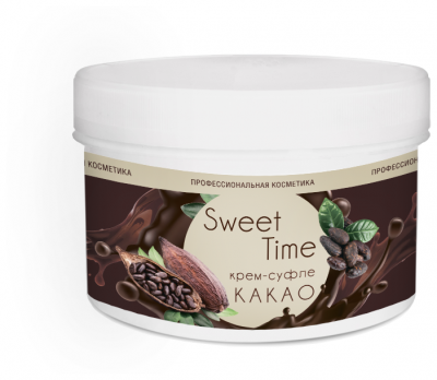 Крем для тела Domix Sweet Time Какао, банка, 500 мл