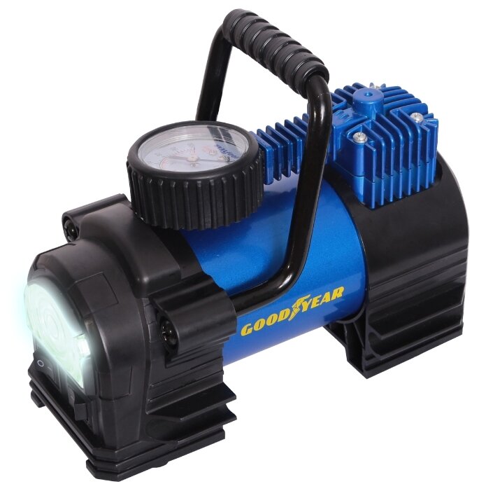 Автомобильный компрессор GOODYEAR GY-50L LED черный/синий