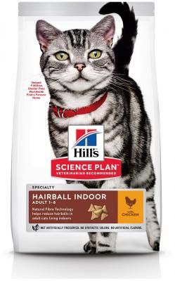 Сухой корм для кошек Hill's Science Plan, для живущих в помещении, с курицей 10 кг