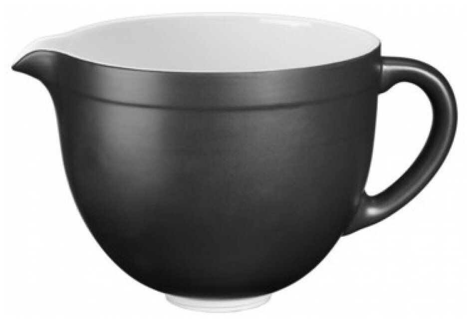 Чаша керамическая 4,7 л, матово-черная, KitchenAid, 5KSMCB5BM Чаша керамическая 4,7 л, матово-черная, KitchenAid, 5KSMCB5BM