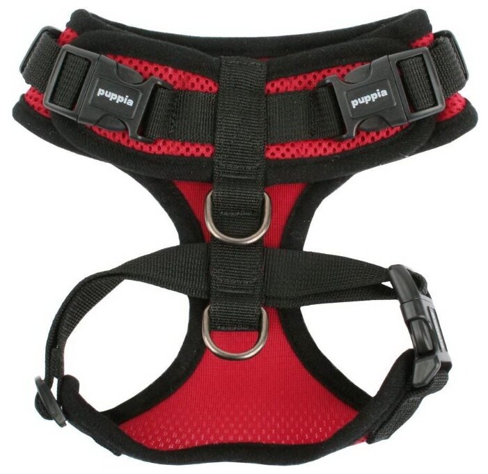 Шлейка Puppia RITEFIT XL, обхват шеи 36-40 см, red Шлейка Puppia RITEFIT XL, обхват шеи 36-40 см, red