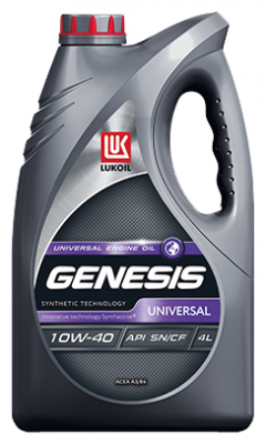 Моторное масло ЛУКОЙЛ Genesis Universal 10W-40 4 л