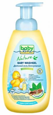 BabyLine Nature Гель для купания с мятой и солодкой 500 мл