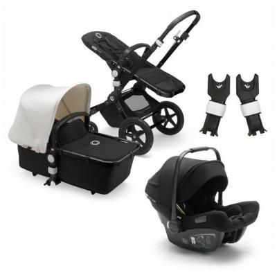 Универсальная коляска Bugaboo Cameleon 3 Plus Complete 2 в 1 набор travel, black/black/black