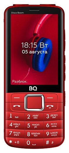Телефон BQ 3587 Disco Boom красный