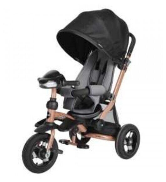 Велосипед-коляска 3кол. Stroller trike 10x10 AIR Car, черный, золот.металлик Велосипед-коляска 3кол. Stroller trike 10x10 AIR Car, черный, золот.металлик