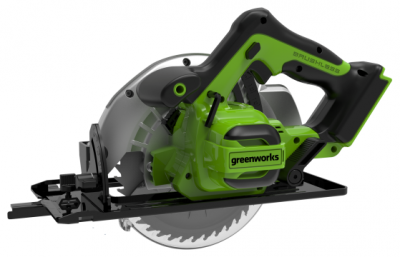 Циркулярная пила аккумуляторная Greenworks GD24CS, 24V, бесщеточная, без АКБ и ЗУ