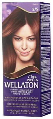 Wellaton стойкая крем-краска для волос, 5/5 махагон