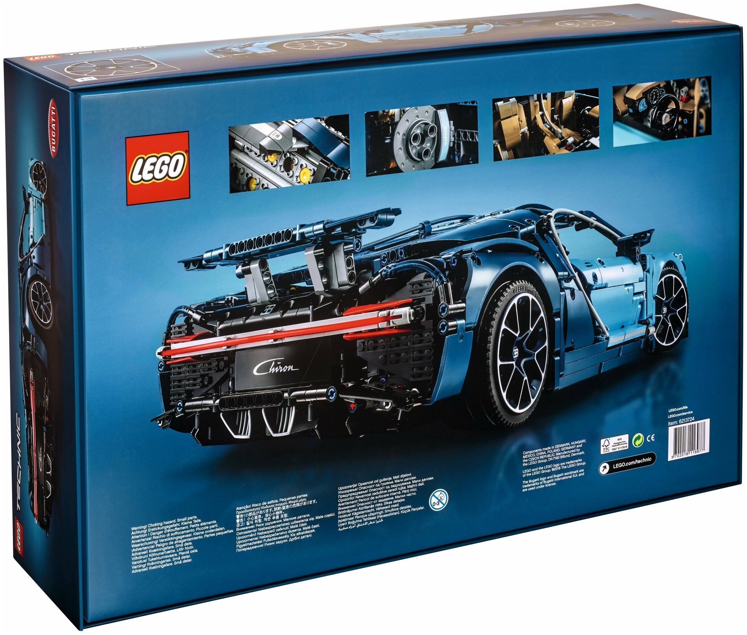 Конструктор LEGO Technic 42083 Bugatti Chiron купить в Москве, СПб,  Новосибирске по низкой цене