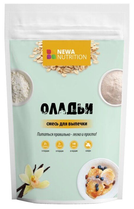 NEWA Nutrition смесь для выпечки Оладьи, 0.2 кг