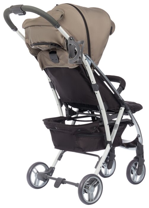 Прогулочная коляска Happy Baby Eleganza V2 sand, цвет шасси: серебристый