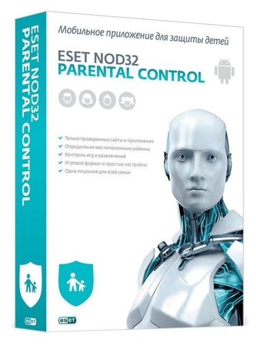 Антивирус ESET NOD32 Parental Control (1 устройство, 1 год) коробочная версия