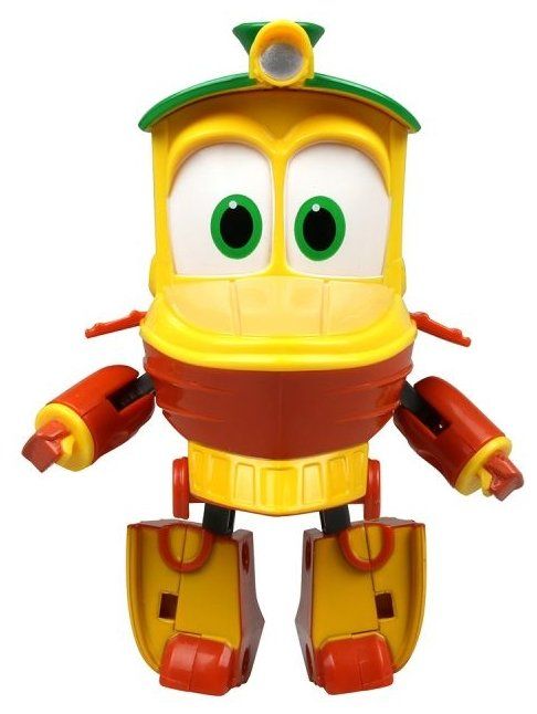Трансформер Silverlit Robot Trains Утенок 80166 желтый/красный Трансформер Silverlit Robot Trains Утенок 80166 желтый/красный