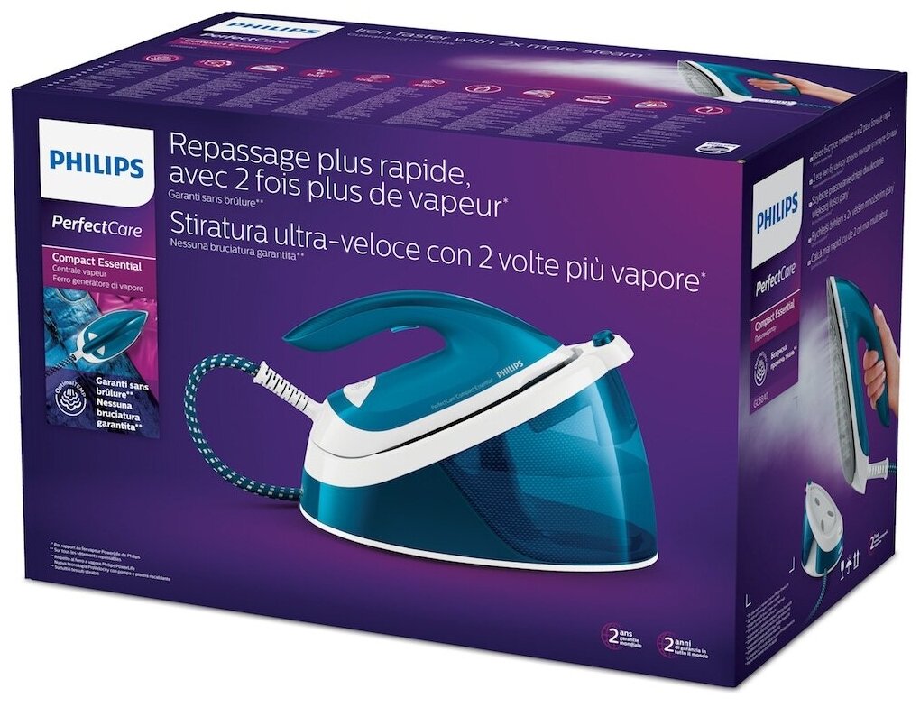 Philips perfectcare compact essential on sale steam generator iron