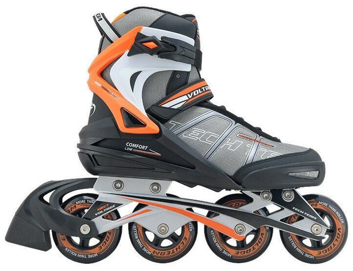 Коньки Tech Team Voltage р.42 Black-Orange