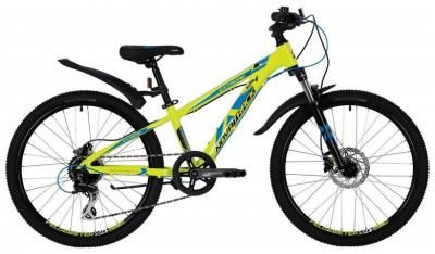 Велосипед NOVATRACK Extreme HD 24" 8s (2020) 13 / салатовый 13 ростовка
