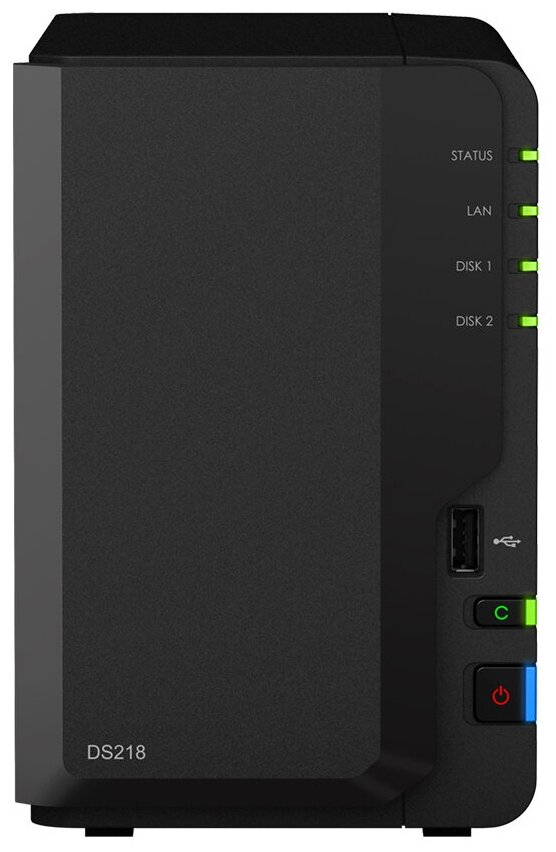 Сетевое хранилище Synology DS218