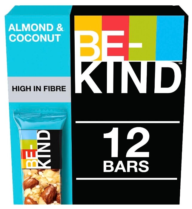 Ореховый батончик Be-Kind Almond & Coconut, 12 шт