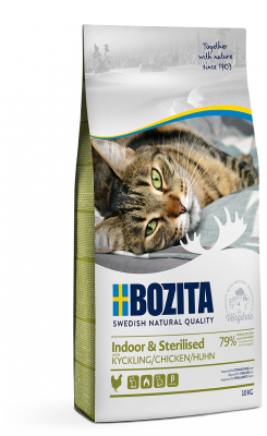 Сухой корм для стерилизованных кошек Bozita с курицей 10 кг