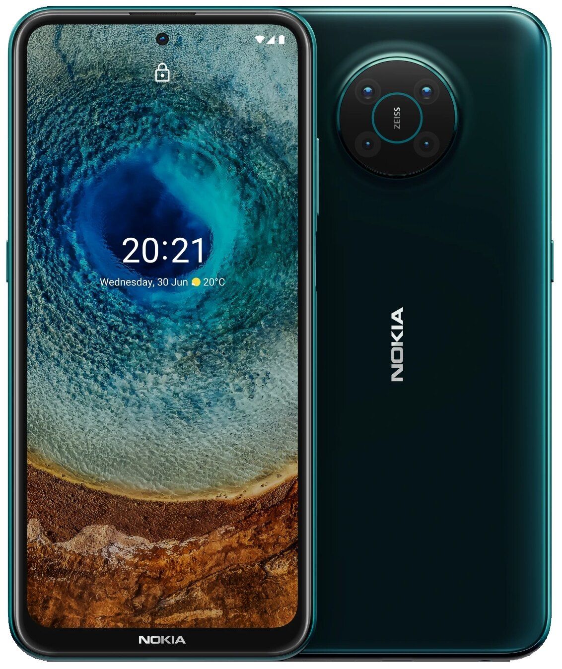 Смартфон Nokia X10, голубая ель купить в Москве, СПб, Новосибирске по  низкой цене