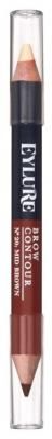 Eylure карандаш+хайлайтер Brow Contour, оттенок 20 Mid Brown