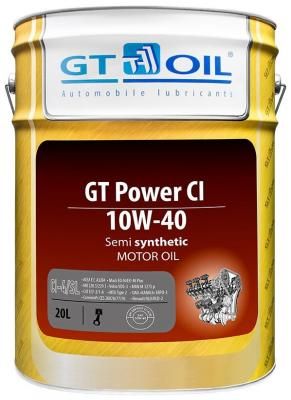 Моторное масло GT OIL Power CI 10W-40, 20 л