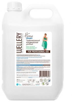 Кондиционер для белья Home Dream Свежесть зеленого яблока и грейпфрута Wellery 5 л канистра