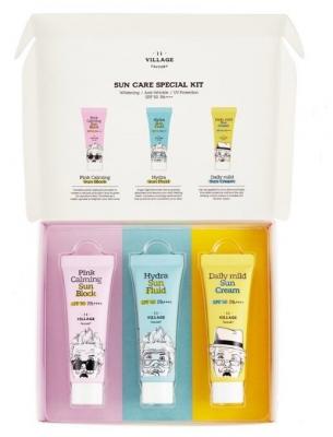Village 11 Factory крем Sun Care Special Kit, SPF 50, 25 мл, 3 шт