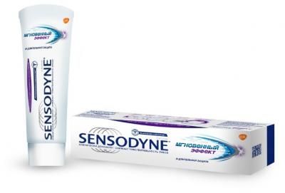 Зубная паста Sensodyne Мгновенный Эффект, для чувствительных зубов, 75 мл