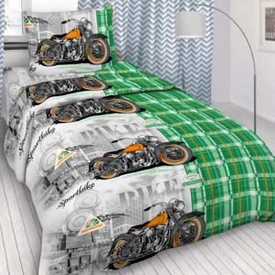 Постельное белье Letto Спортбайк (3 предмета)