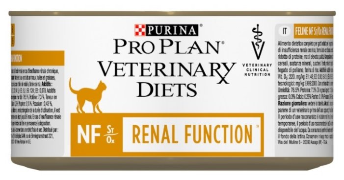 Корм для кошек Pro Plan Veterinary Diets Feline NF Renal Function canned (0.195 кг) 24 шт.