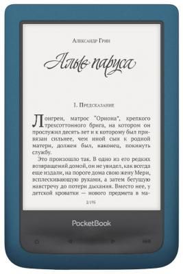 Электронная книга PocketBook 641 Aqua 2 лазурный