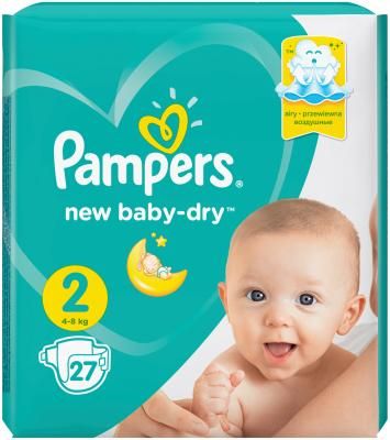 Pampers подгузники New Baby Dry 2 (4-8 кг), 144 шт.