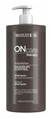 Selective Professional шампунь для волос On Care Therapy Dandruff Control от перхоти 1000 мл с дозатором