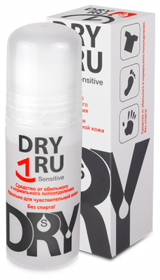 Dry RU антиперспирант, ролик, Sensitive, 50 мл