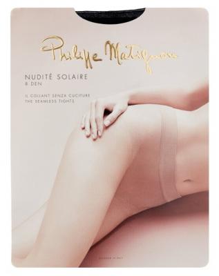 Колготки Philippe Matignon Nudite solaire 8 den, размер 2-S, nero (черный)