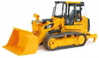 Игрушечные машинки и техника Bruder Погрузчик гусеничный CAT с ковшом (02-447) 1:16, 46.7 см