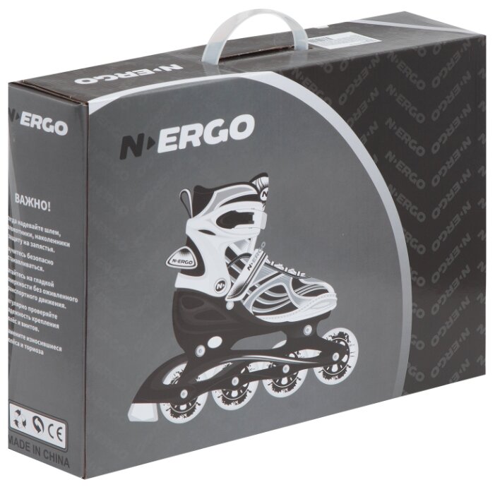 Раздвижные роликовые коньки N.Ergo N-083SA р. 34 – 37 Раздвижные роликовые коньки N.Ergo N-083SA р. 34 – 37
