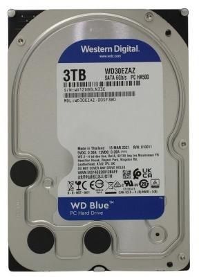 HDD 3,5" 3Tb WD WD30EZAZ Blue (5400rpm) 256Mb SATA-III