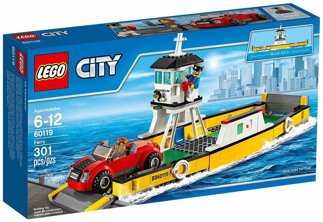 Конструктор LEGO City 60119 Паром Конструктор LEGO City 60119 Паром