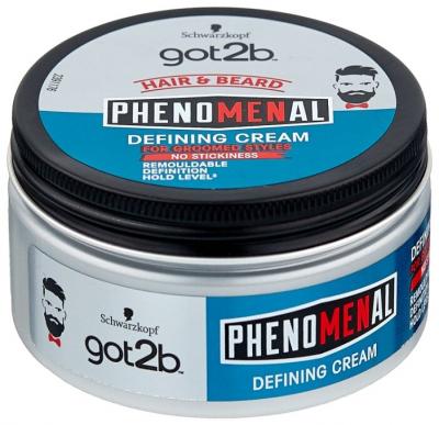Got2b Крем для волос и бороды PhenoMENal Defining Cream, 100 мл