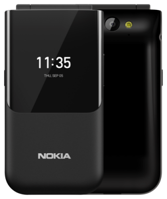 Смартфон Nokia 2720 Flip Dual sim черный